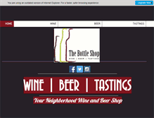 Tablet Screenshot of mybottleshop.net